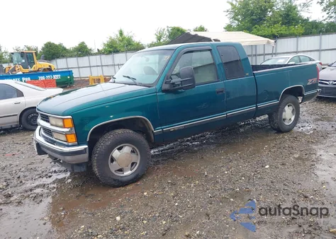 1997 Chevrolet K1500 Fleetside из США, поврежденный, VIN 1GCEK19R1VE262661